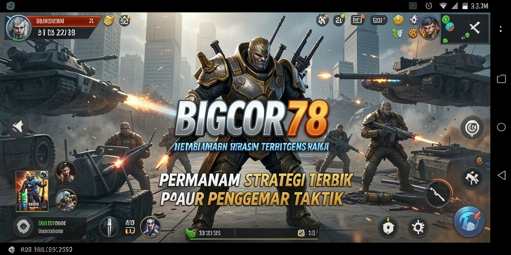 Tampilan strategi dan taktik yang mendebarkan dalam BIGCOR78.
