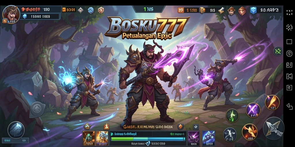 Gameplay epik dalam BOSKU777 dengan aksi seru dan grafis menakjubkan.