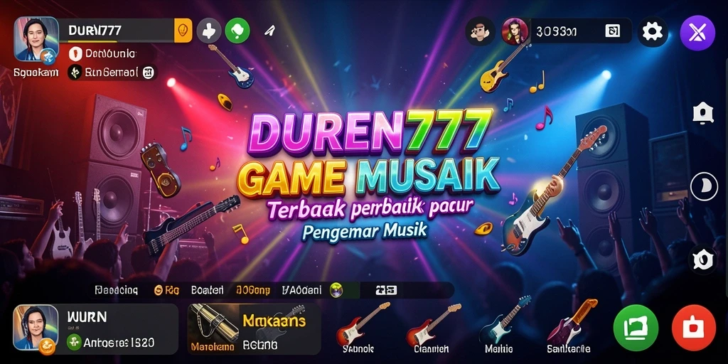 Tampilan permainan musik seru di DUREN777 dengan grafik menarik.