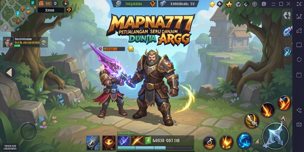 Tampilan menarik dari gameplay ARPG di MAPNA777.