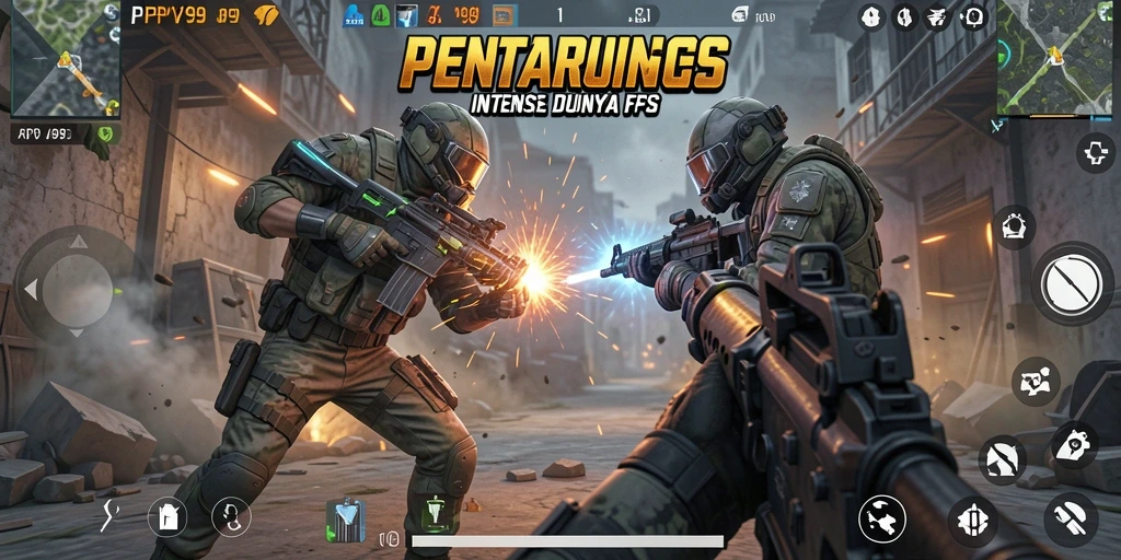 Gameplay PPV99 yang menegangkan di medan perang.