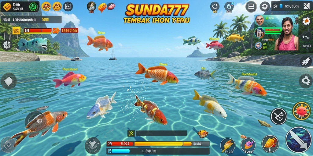 Gameplay SUNDA777 yang seru dengan berbagai ikan untuk ditangkap.
