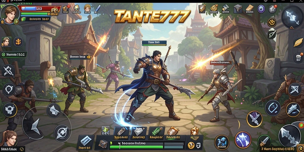 Tampilan gameplay SLG yang menakjubkan di TANTE777.